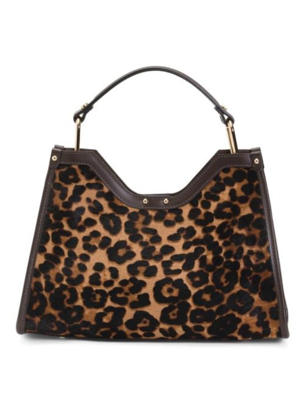 CHEVAL Made In Italy Leather Square Top Handle Satchel